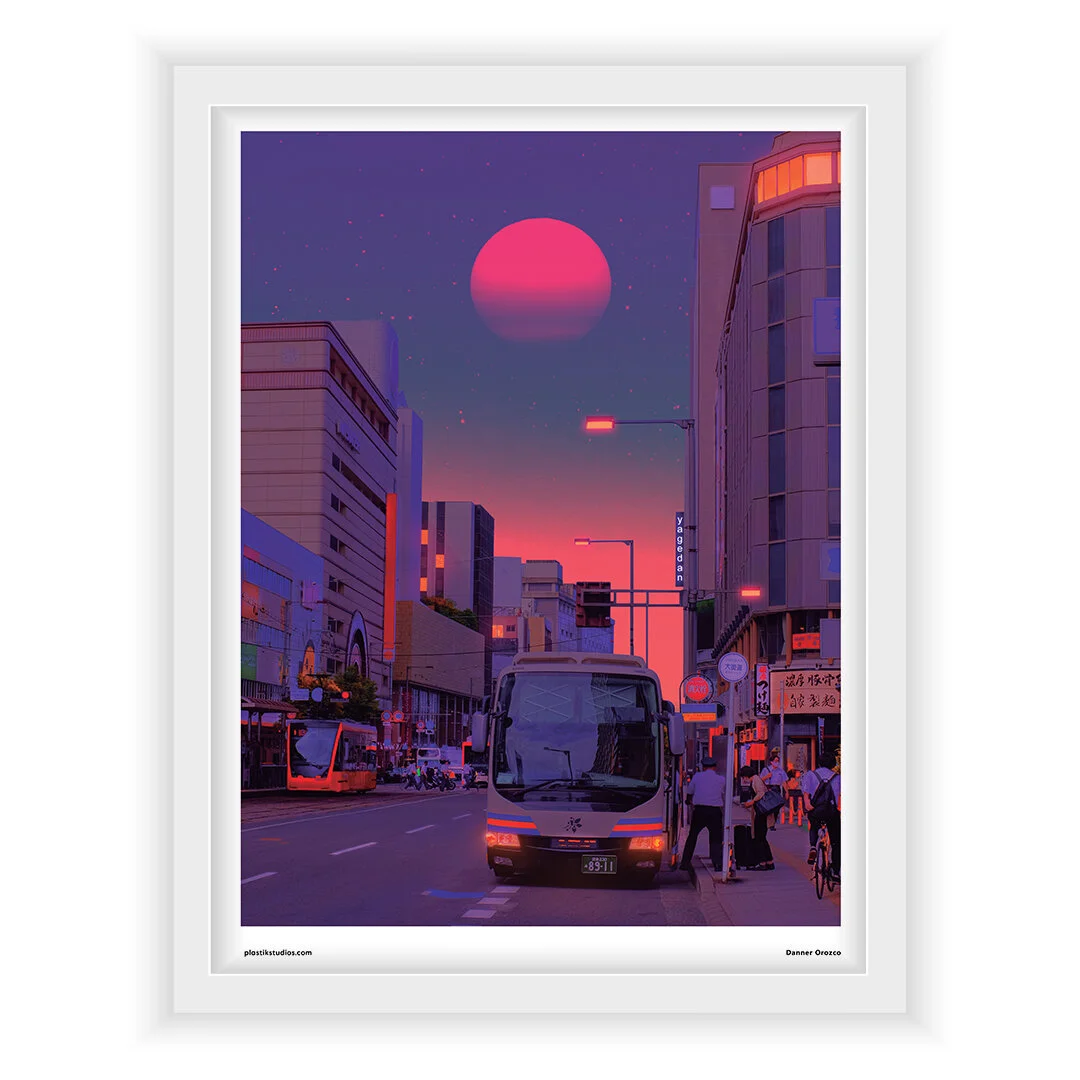 neon world - print by Danner Orozco — Plastik Magazine